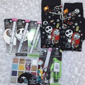wet n wild Nightmare Before Christmas Eyeshadow Palette and Makeup Set